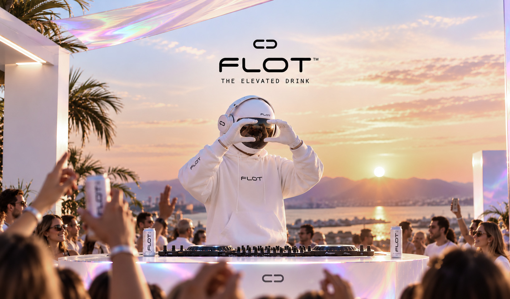 FLOT Drink, bebida funcional premium vinculada a la música electrónica, el diseño y las experiencias sensoriales